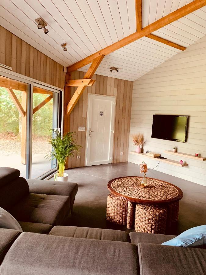 L Estanguet Maison Octogonale En Foret Rion-Des-Landes Экстерьер фото
