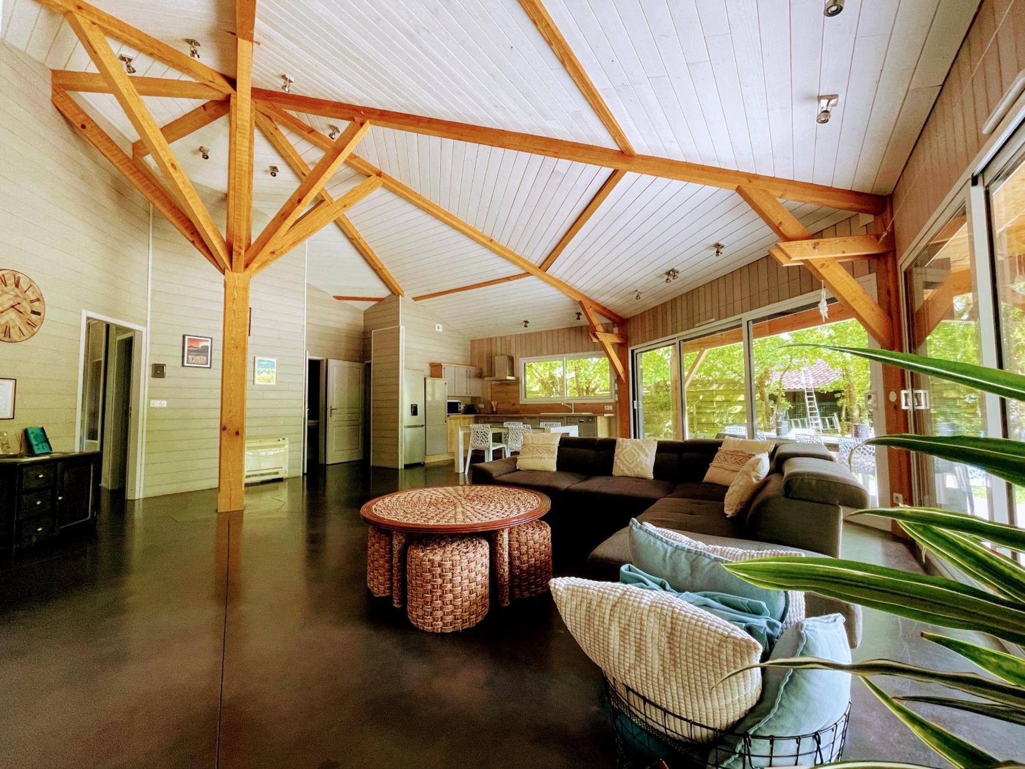 L Estanguet Maison Octogonale En Foret Rion-Des-Landes Экстерьер фото