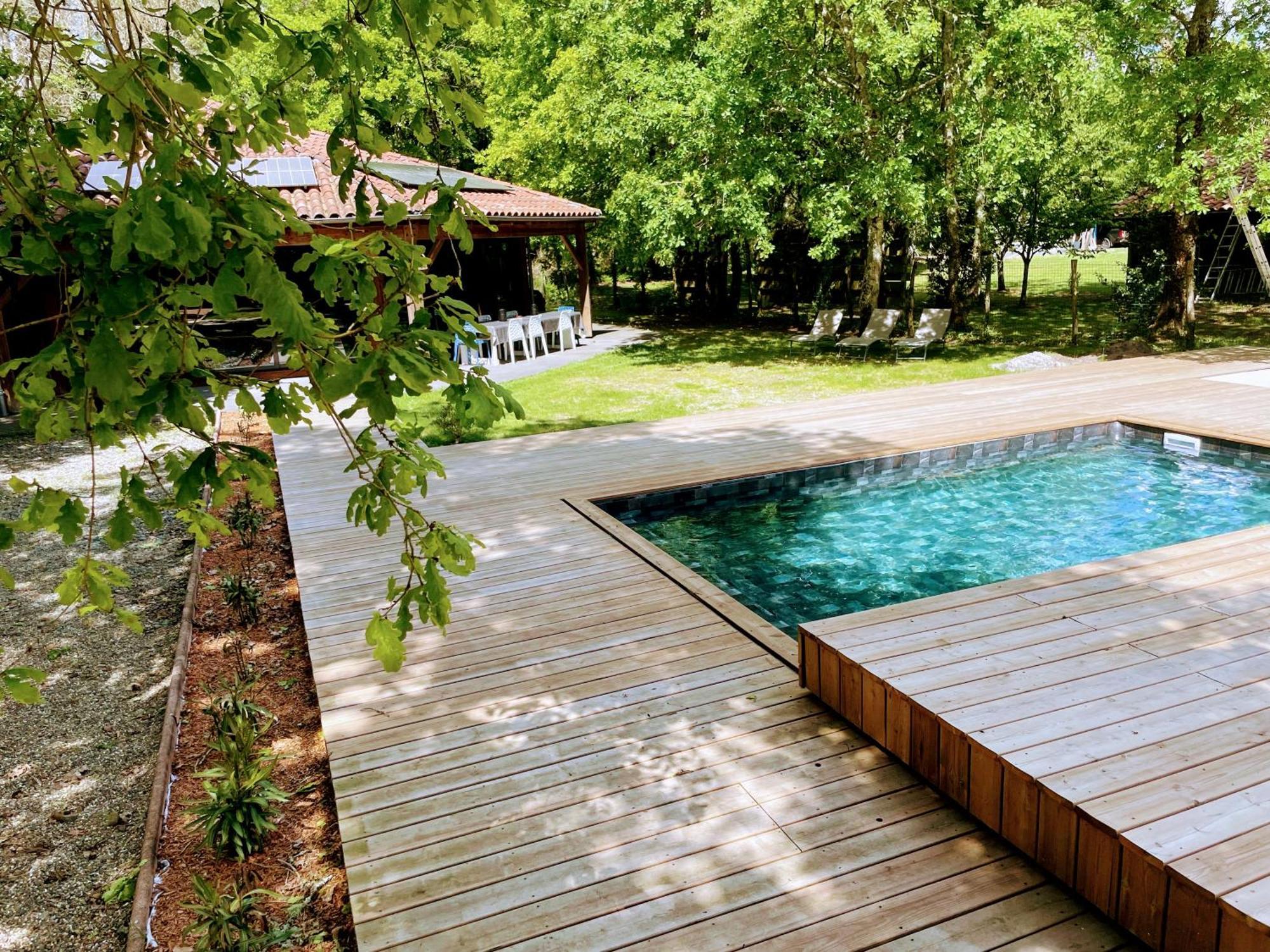 L Estanguet Maison Octogonale En Foret Rion-Des-Landes Экстерьер фото